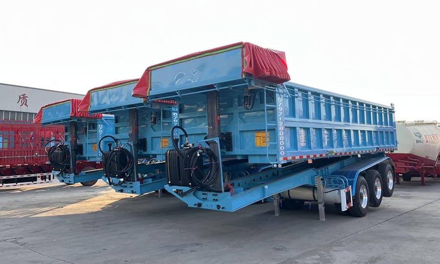 30 UNIDADES DE SEMIRREMOLQUES VOLQUETE TRASERO PARA EXPORTACIÓN A TANZANIA