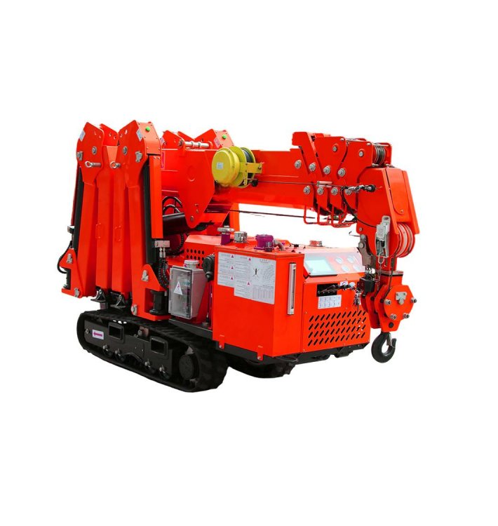 GSC30E mini spider crane rubber track