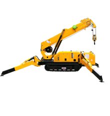 glt-GSC50-5t-spider-crane-lifting-capacity for-industrial-construction
