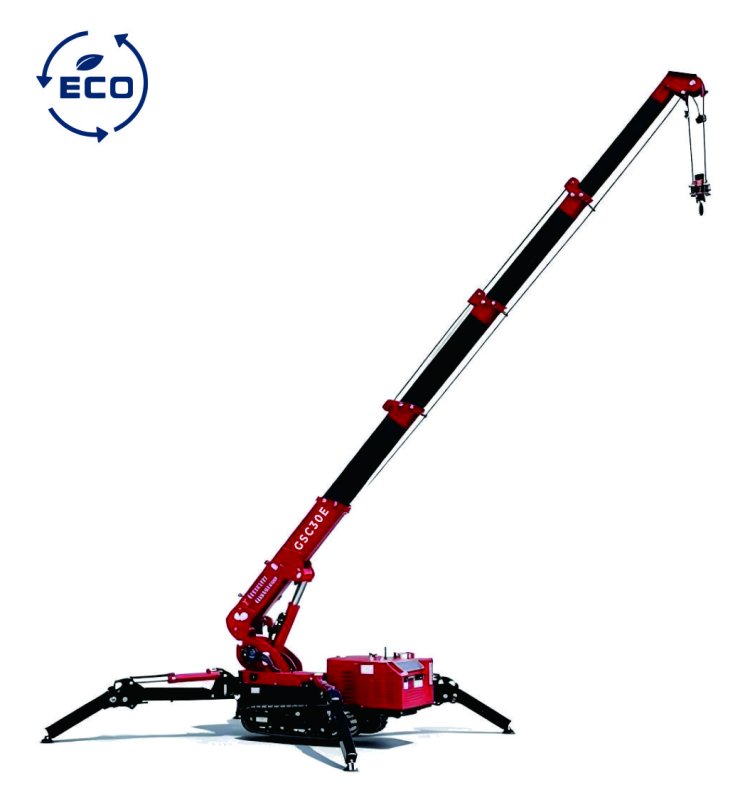 GSC30E | 3-Ton Lithium Electric Mini Tracked Crane