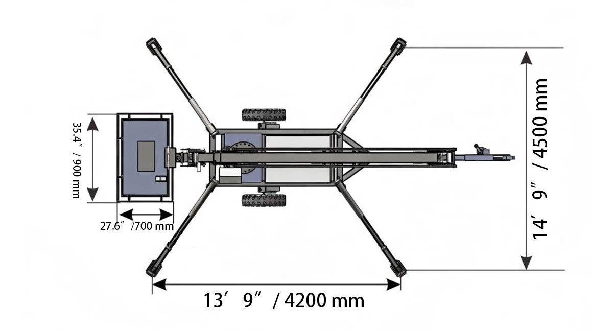 gtb33-towable-boom-lift-dimensions-top-view