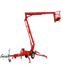glt-gtb60-towable-boom-lift-extended-working-status