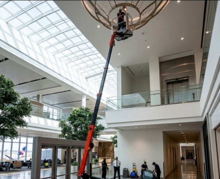 auditorium-theater-chandelier-cleaning-spider-lift