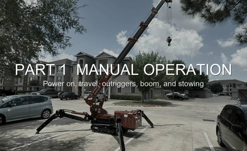  How to Operate LIFTSGLT Mini Crawler Crane Control Panel