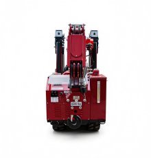 LIFTSGLT GSC30G Mini Crawler Crane Front View with 6500 lbs Hook Block