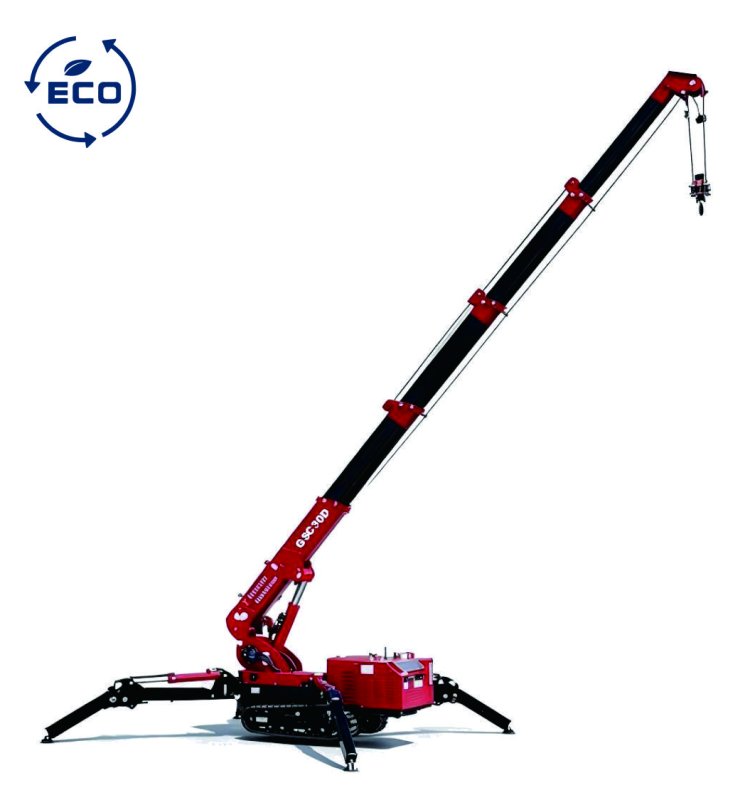3-Ton Lithium Electric Mini Crawler Crane | GSC30E