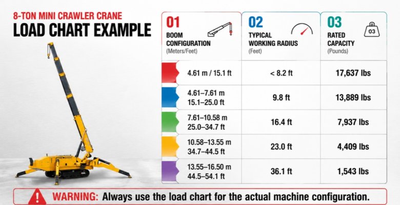How Much Can a Mini Crawler Crane Lift? Capacity, Radius and Height Explained