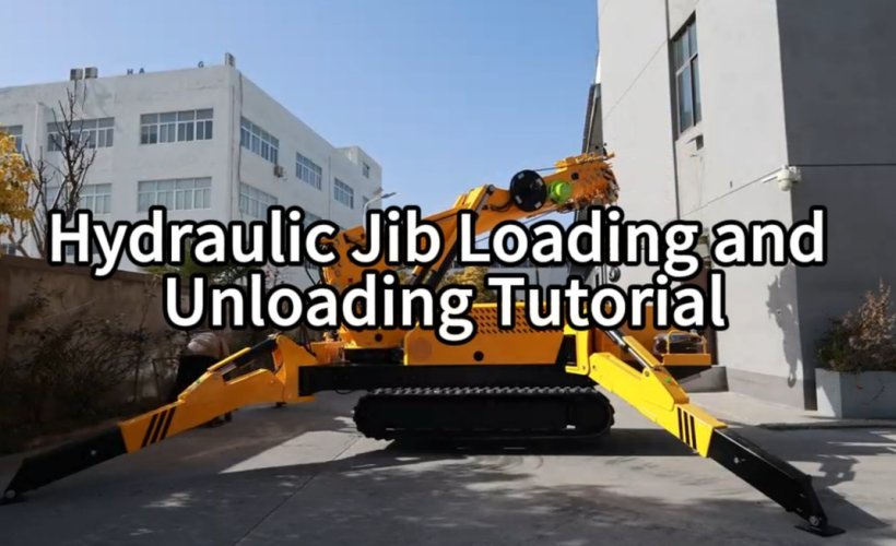 How to Install and Remove the Mini Crawler Crane Hydraulic Jib
