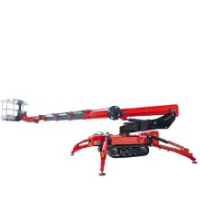 GCT60 Tracked Boom Lift with horizontal boom extension, demonstrating wide reach and heavy-duty stability.