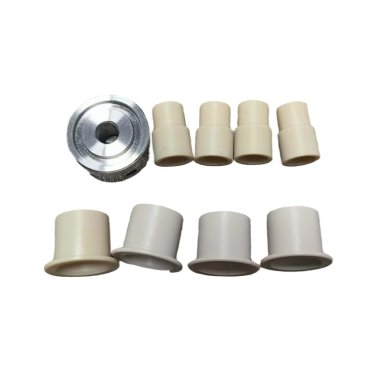 Custom Stainless Steel & PEEK Bushing Set (Natural Color, Low-Friction Wear-Resistant)