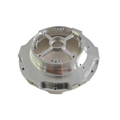 Custom 6061-T6 Aluminum Turn-Mill Composite Machined Robot Component (Natural Finish, Multi-Step Profiles)