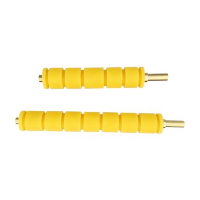 Custom Segmented Silicone Roller with Stainless Steel Core, High Temp Resistant for Printing & Packaging