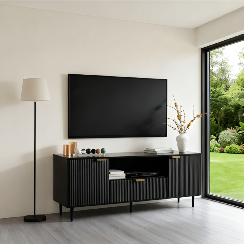 Modern Trend Entertainment Center With Storage TV Cabinet
