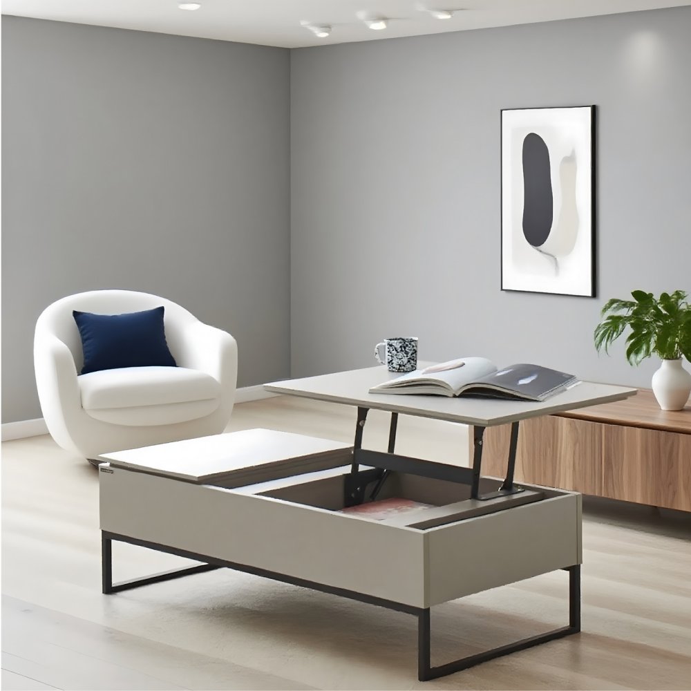 Modern Lift-Top Living Room Furniture Wooden Coffee Table