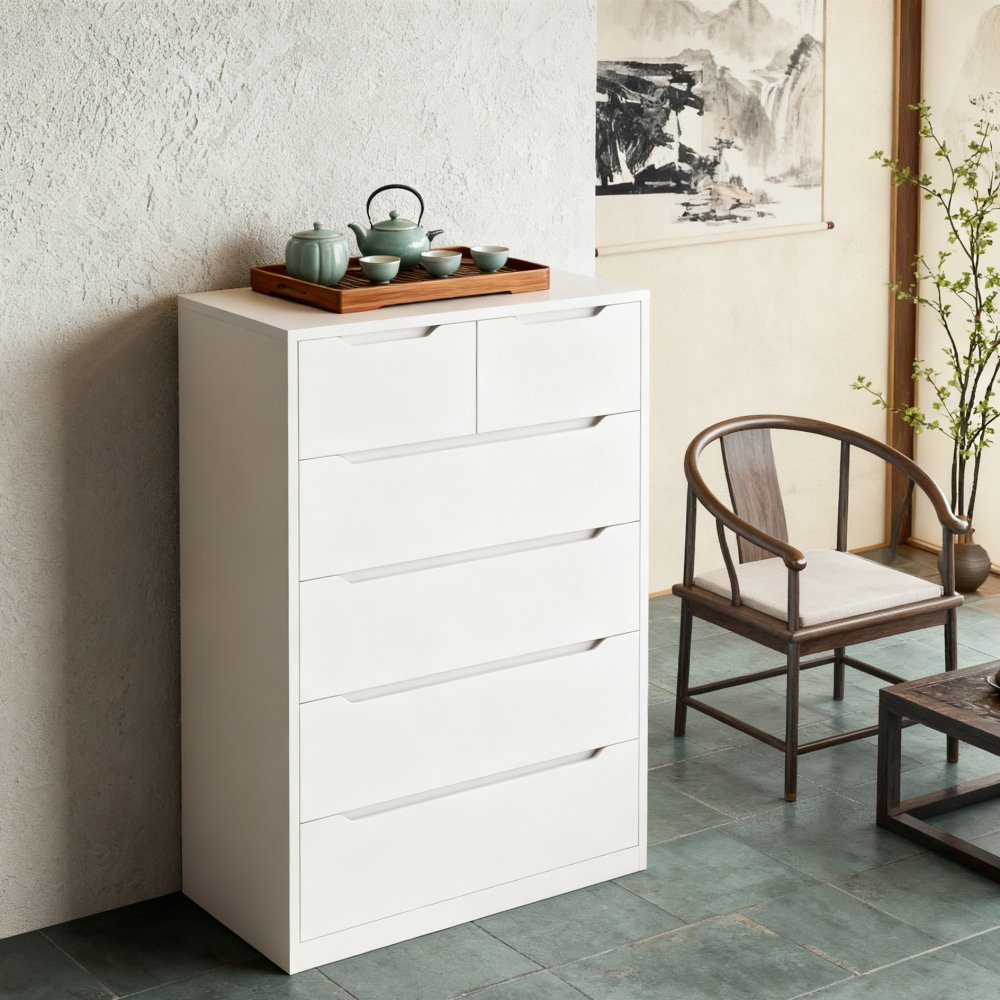 Designer's New Minimalist Style Large Capacity Wooden Storage Cabinet 