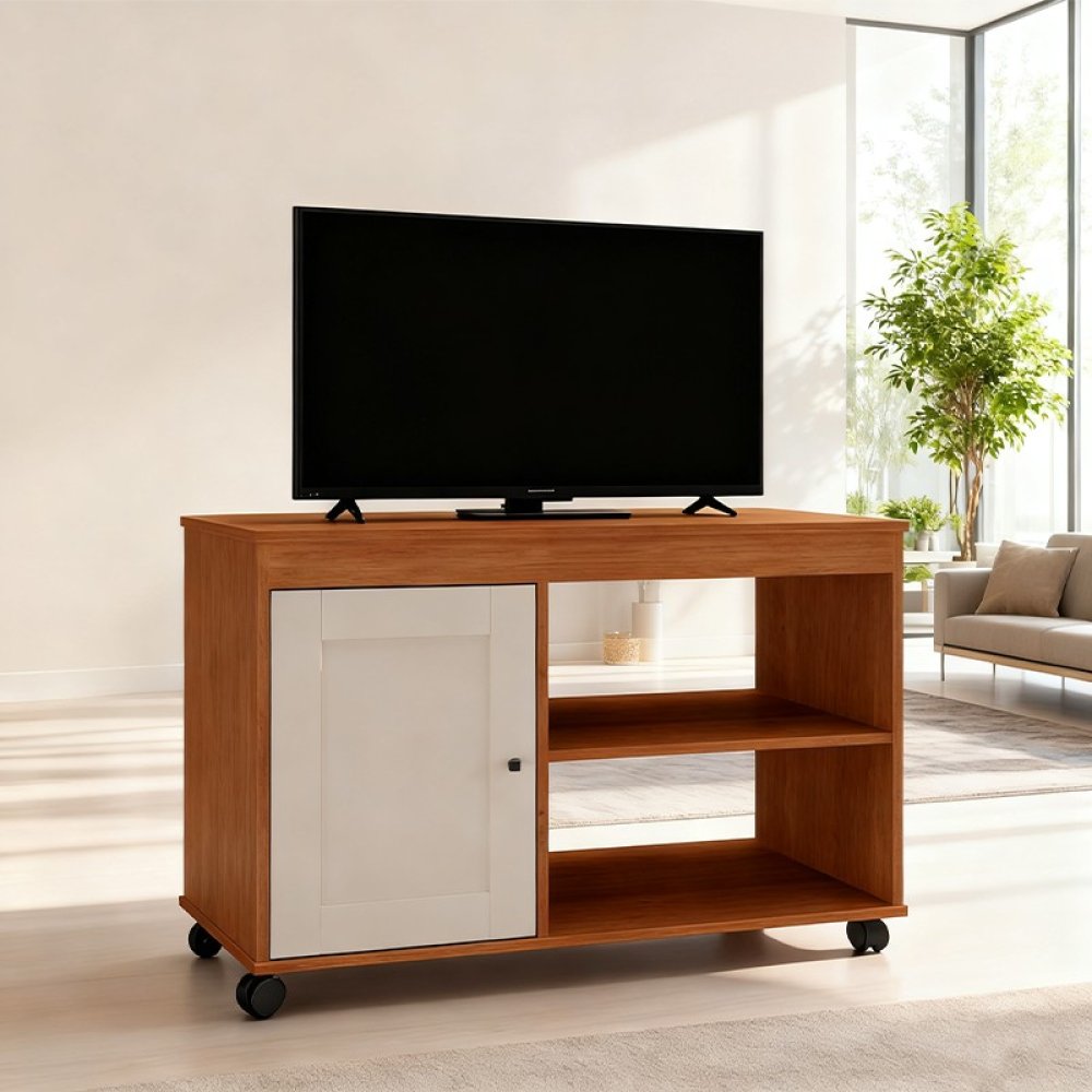 Modern Wooden Living Room Furniture TV Cabinet Suitable For Small Apartments