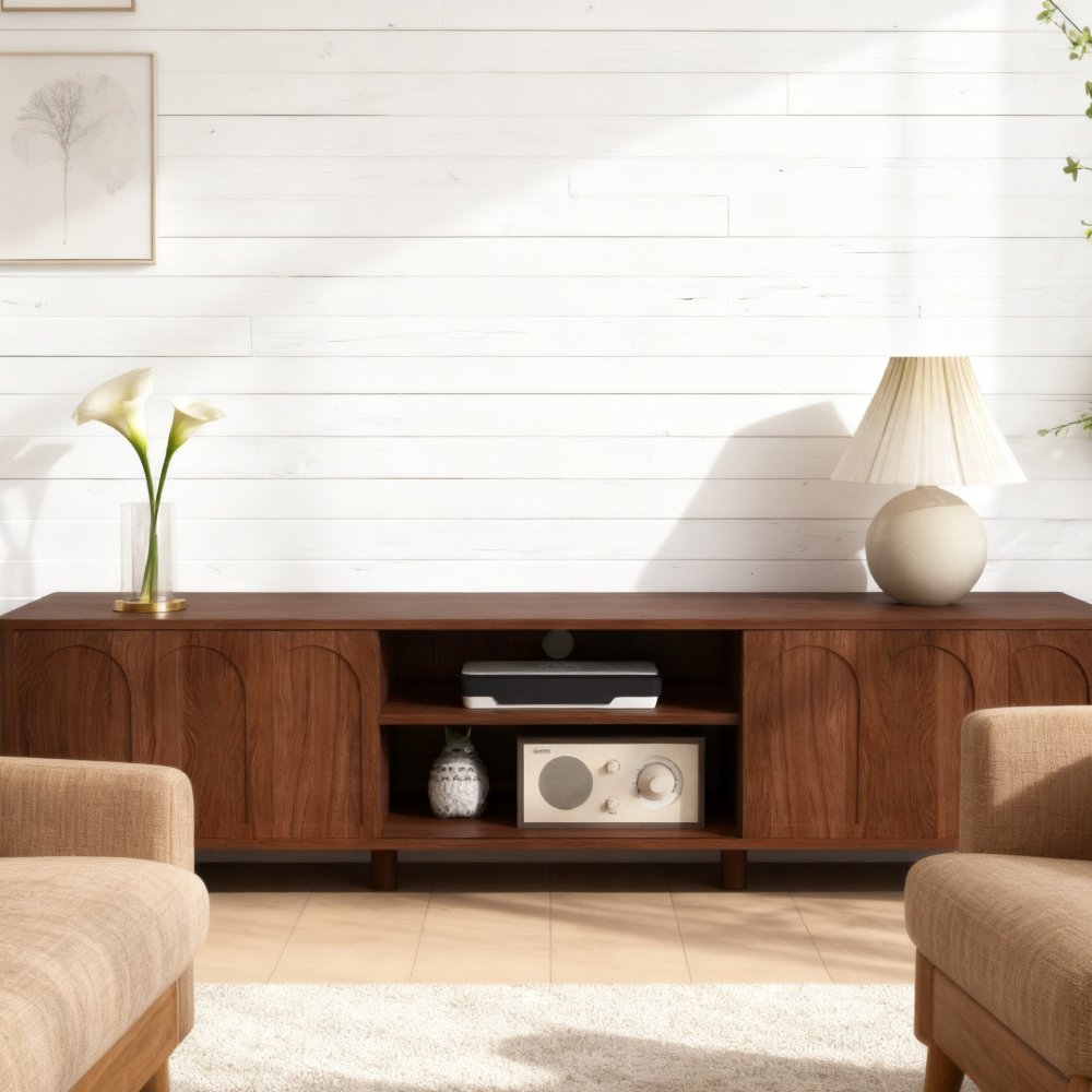 Mid-century Living Room Furniture Suitable for TV Stand over 65 Inches