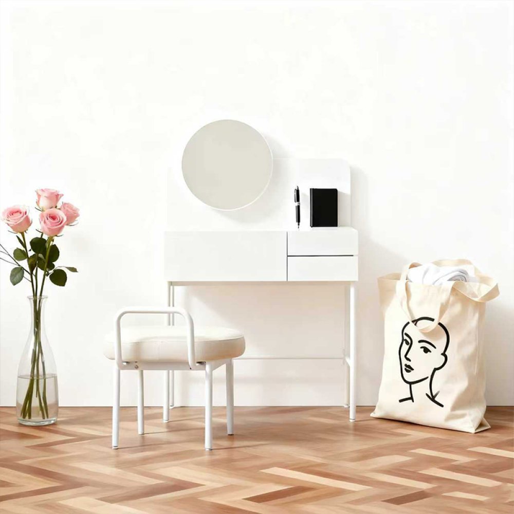 New Arrival Elegant Bedroom Furniture With Mirror Dressing Table