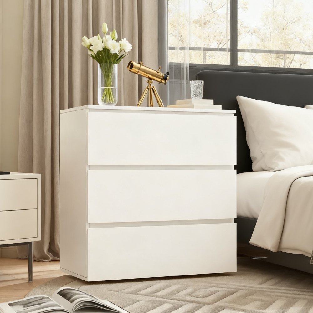 Minimalist Style Three-layer Storage Bedroom Furniture Storage Cabinet 