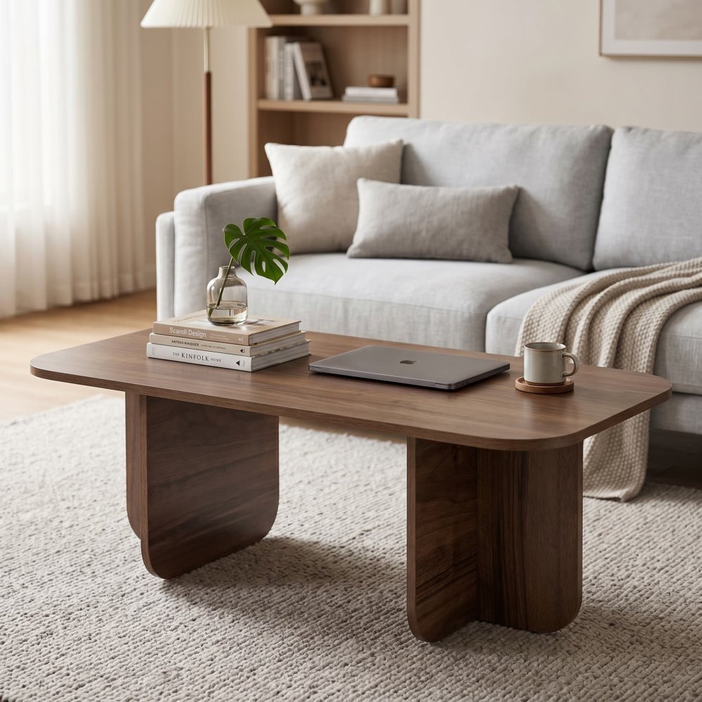 Timeless Transitional High-End Coffee Table for Living Room