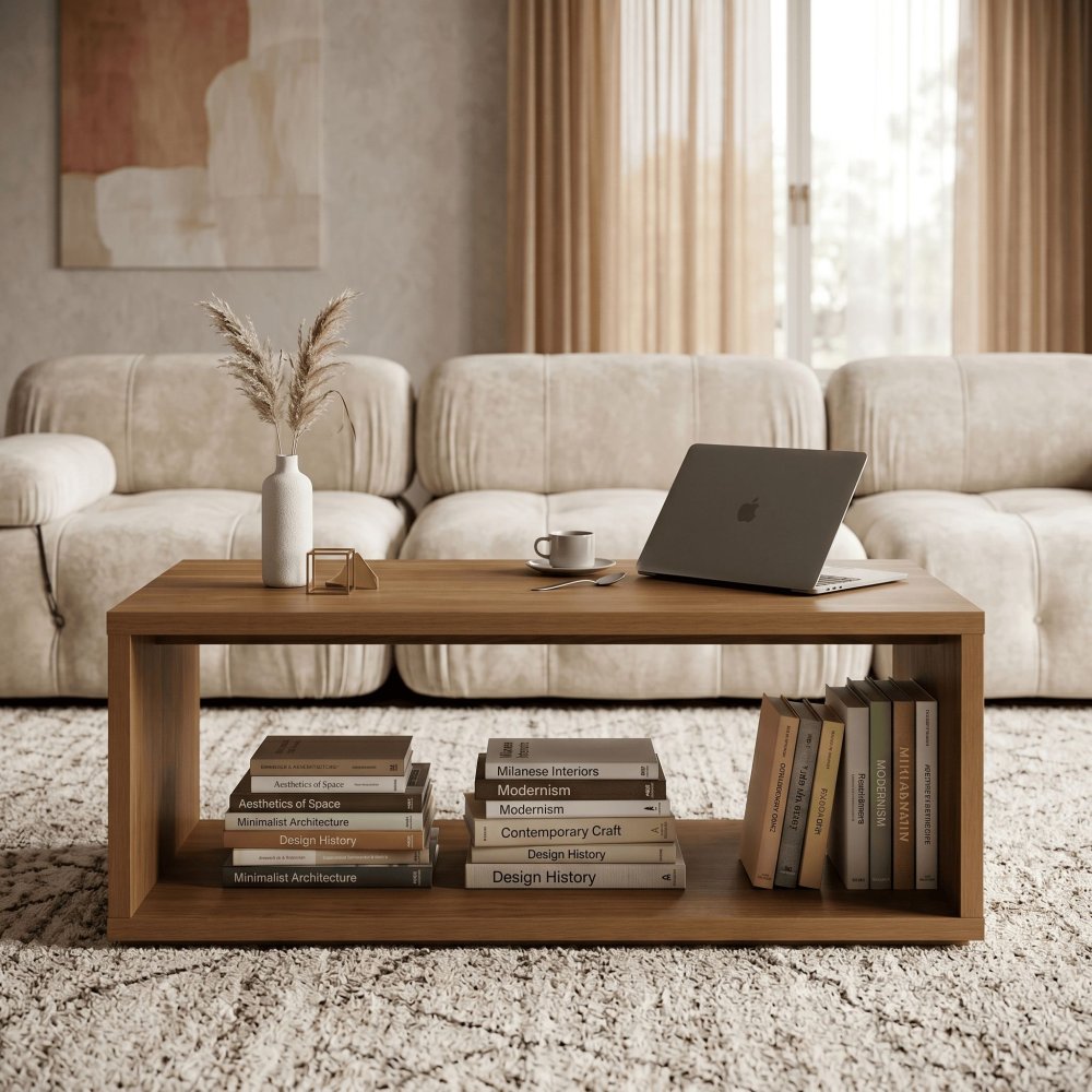 Rectangular Wide Unique Coffee Table for Every Living Space