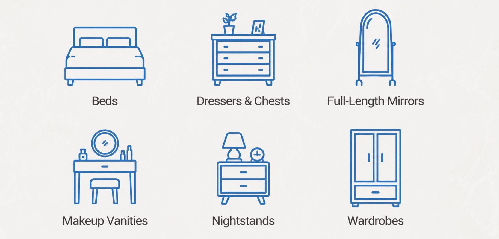Fenzo Furniture Bedroom furniture categories