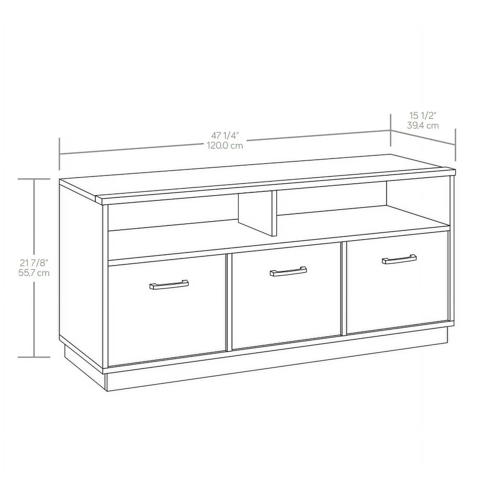 Classic 3-Door TV Stand Cabinet for TVs up to 50" - dimensions