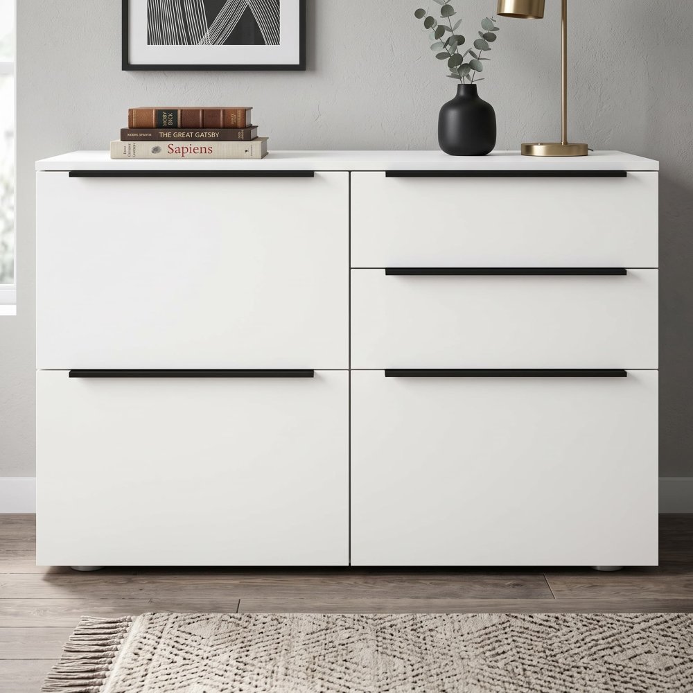 White 2 Doors Document Organizer for Workstation