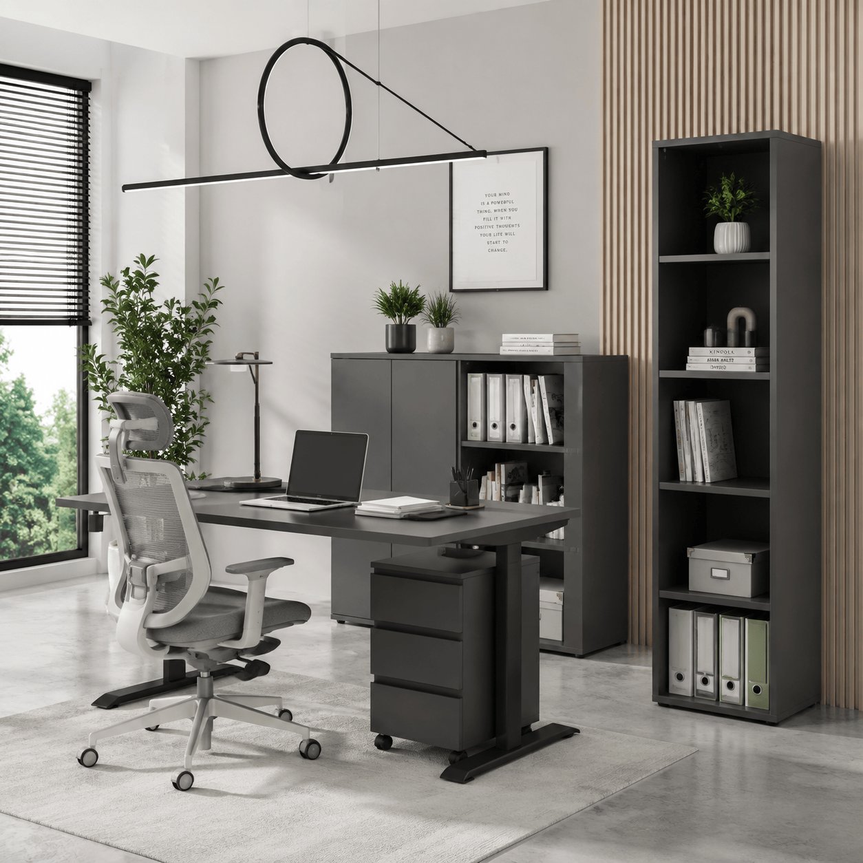 Narrow 3-Tier Office Open Shelf Cabinet for global OEM, wholesale, workplace, education, or project order