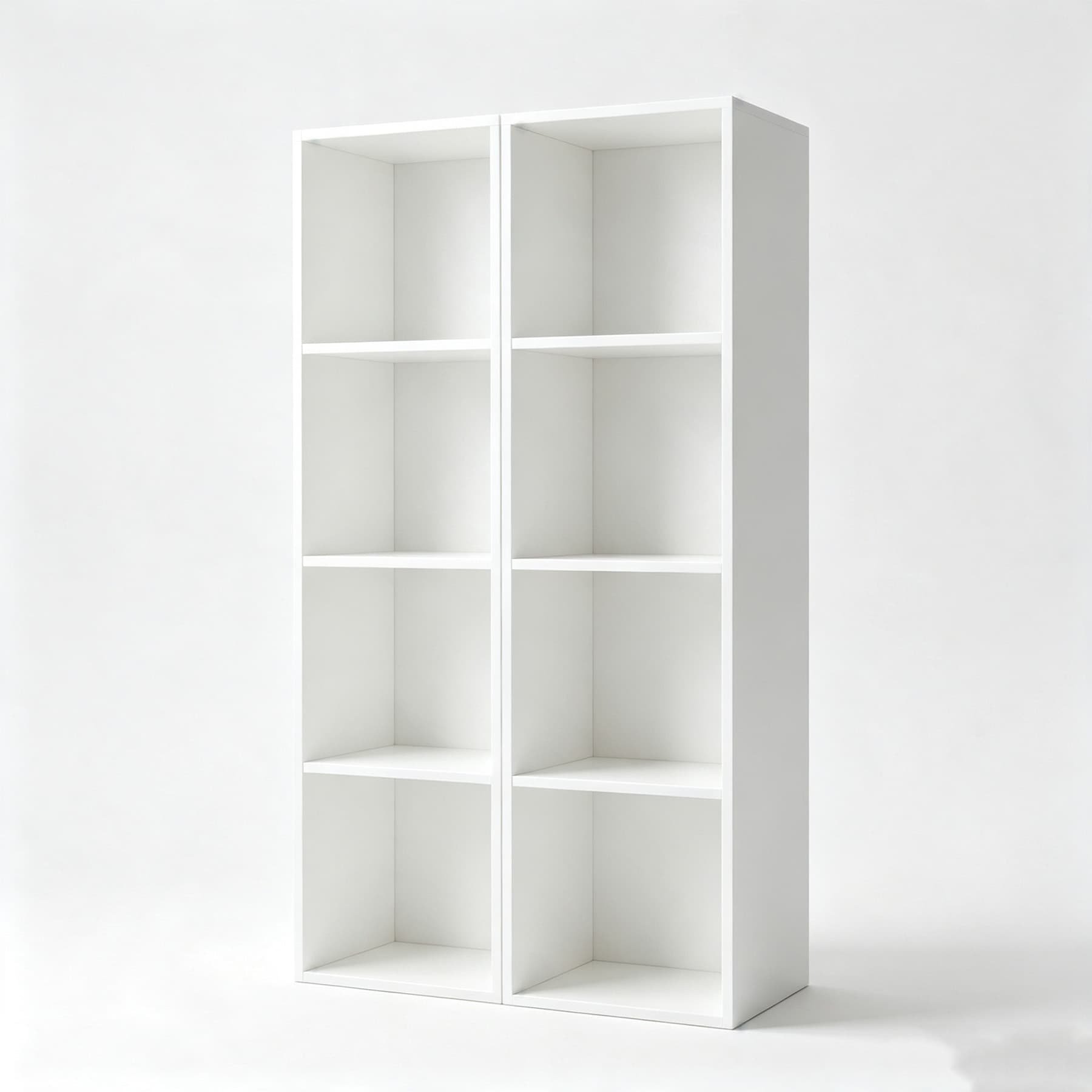 Freely Combinable 4 Tier Cube Shelf Unit - detail