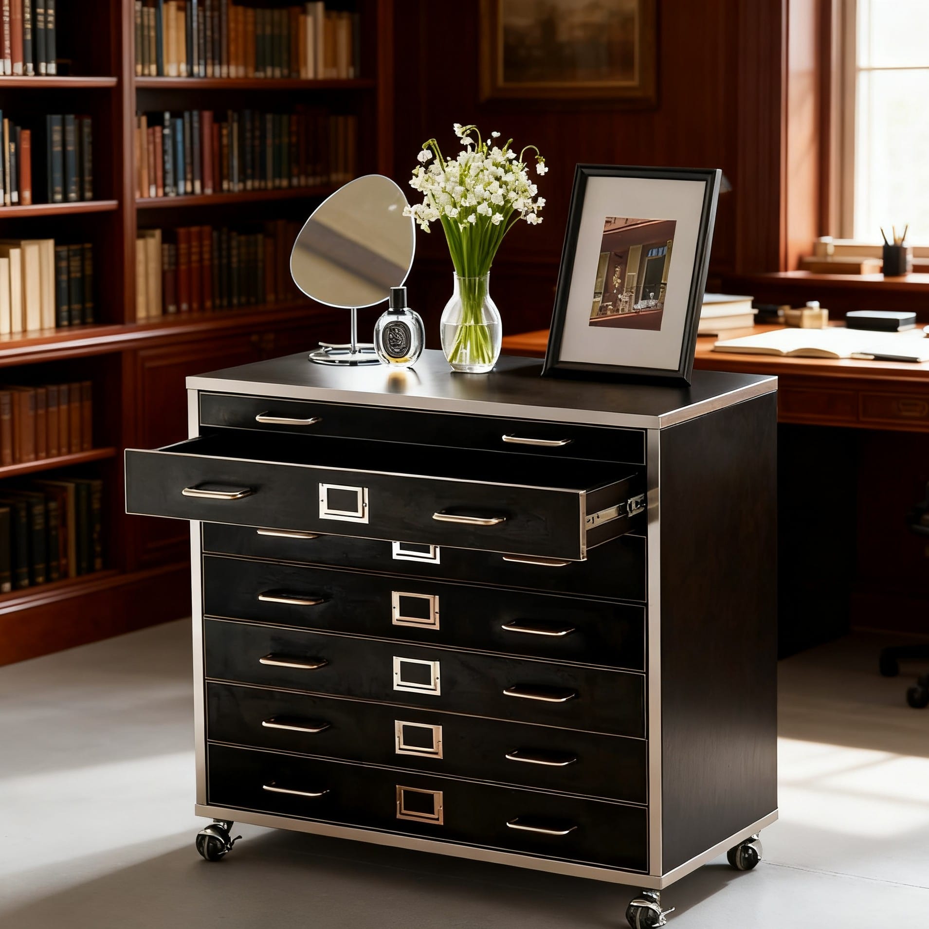 Modern Design High Quality 6 Drawer Office Filing Cabinet 