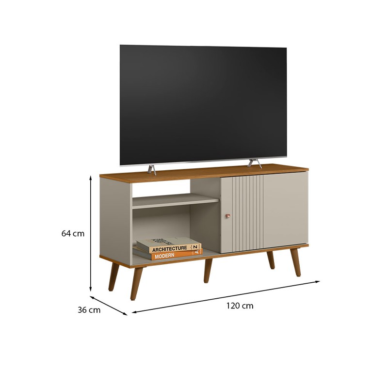 Minimalist Design Wooden Short TV Cabinet For Living Room