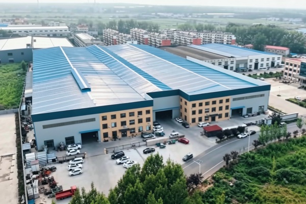 Aerial view of a premium Chinese RTA furniture factory