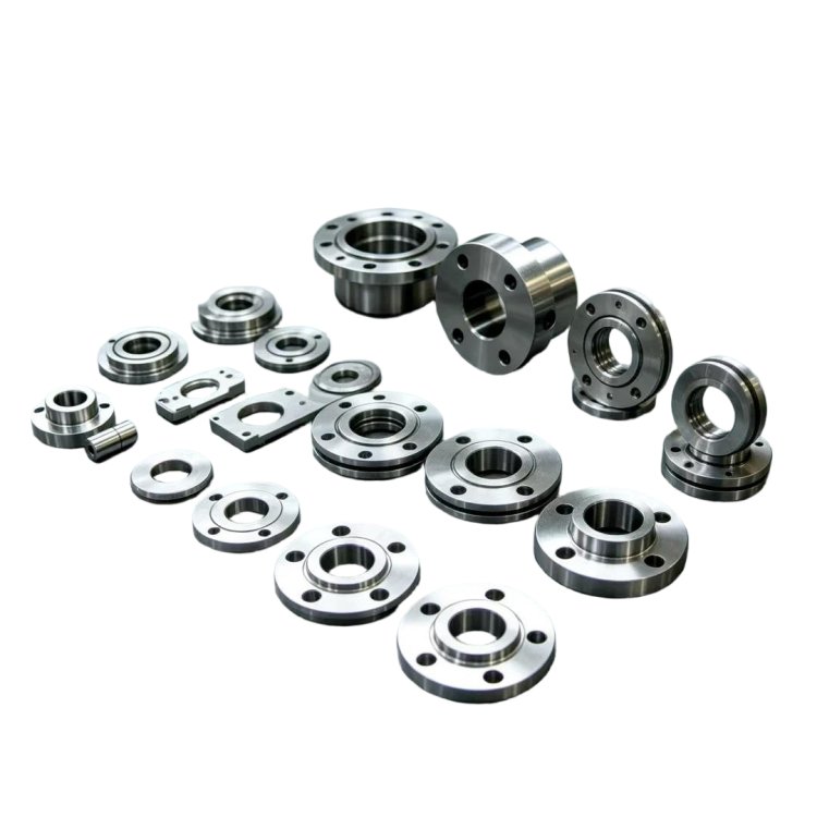 Bespoke Steel CNC Machining Components, High Precision CNC Milling Turning Steel Spare Parts