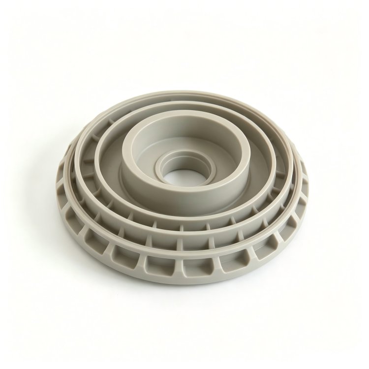 High Tolerance 5-Axis CNC Custom Machining for Industrial Plastic Components