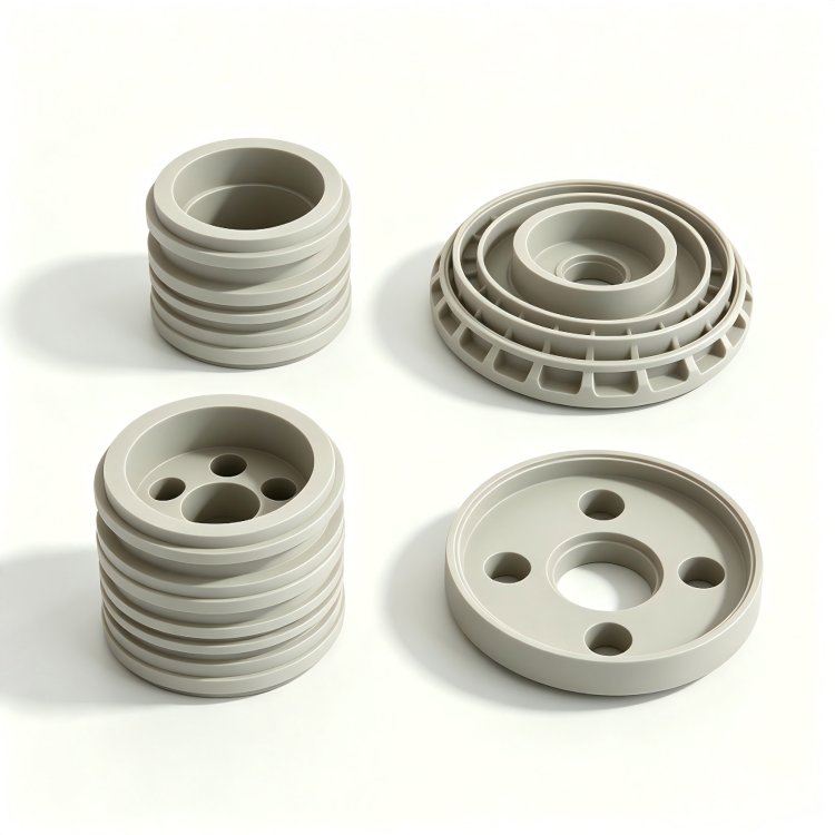 High Tolerance 5-Axis CNC Custom Machining for Industrial Plastic Components