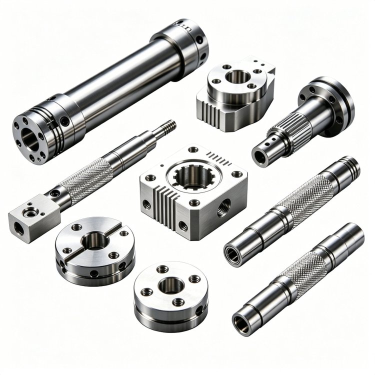 High Tolerance 5-Axis CNC Custom Machining for Industrial Steel Components