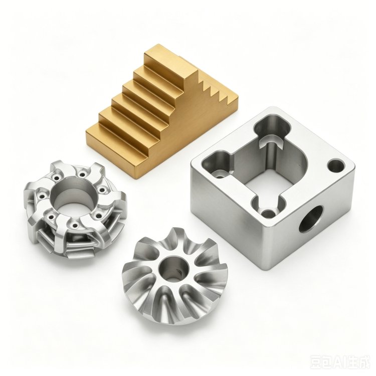 High Tolerance 5-Axis CNC Custom Machining for Lightweight Aluminum Aerospace Automotive Components
