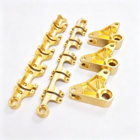 Precision Multi-Axis Brass CNC Machining for Conductive Electronic Connector Components