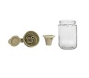 _0000_Plastic Mixing Jar Set with Lid Leak-Proof Food Grade Storage Jars for Salt Sugar Seasonings