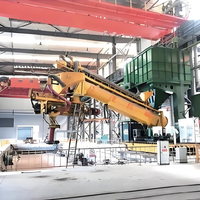 Resin sand production line process