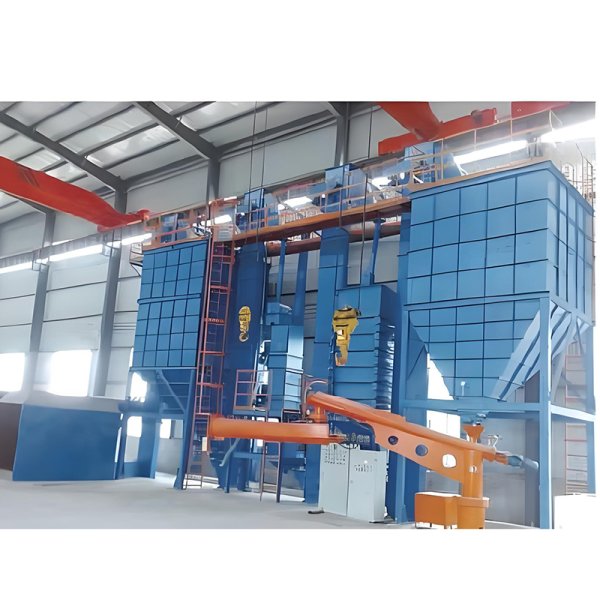Resin sand production line process