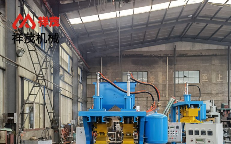 The coated sand shell making machine 