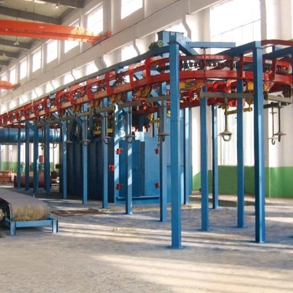 Q58 Catenary Airless Shot Blast Cleaning Machine
