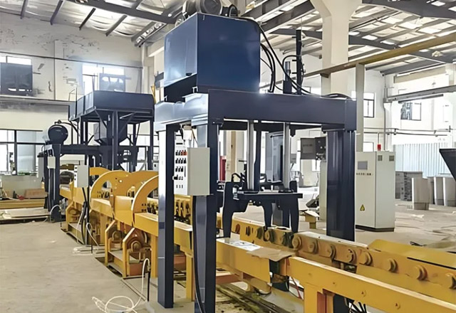 Iron Mold Coated Sand Casting Ball Production Line