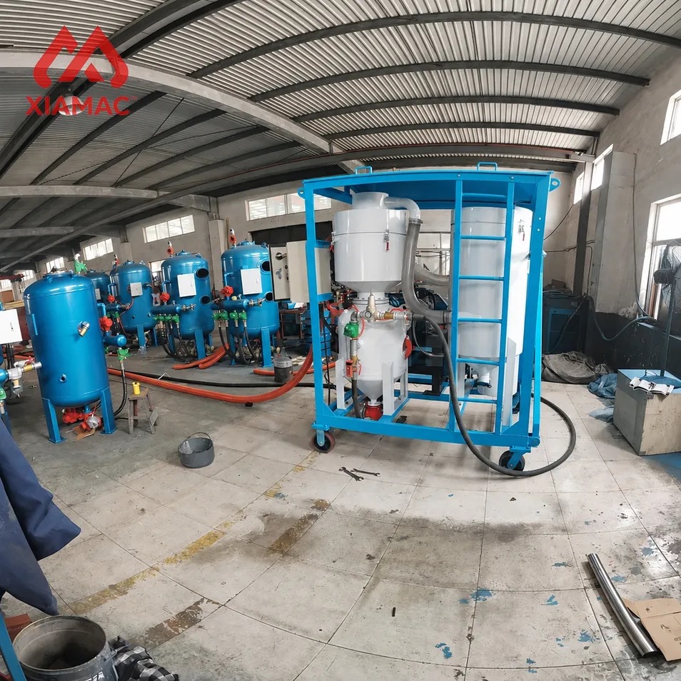 Dust-Free Vacuum Sand Blasting Machine