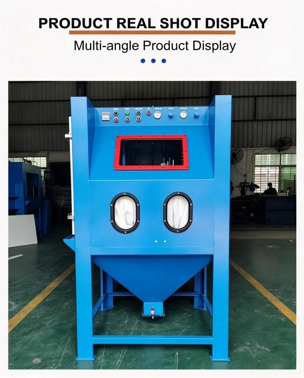 SNC Series Manual Dry Sandblasting Cabinet
