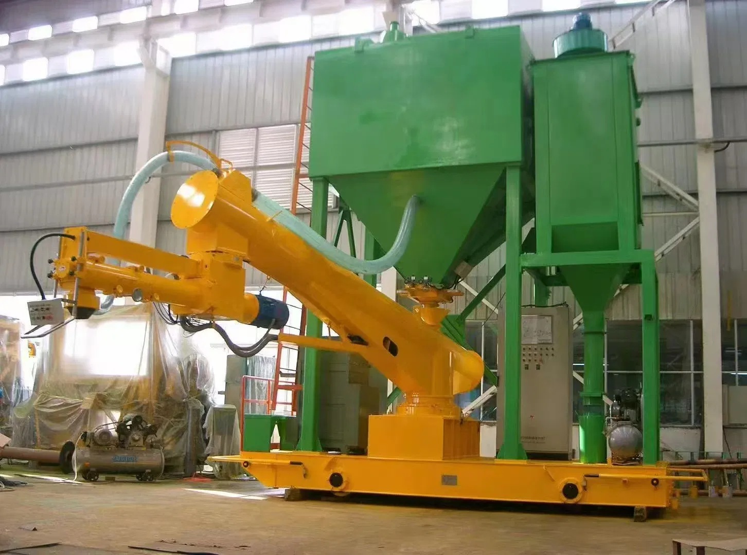 S28 Series Mobile Lifting Double Arm Resin Sand Mixer