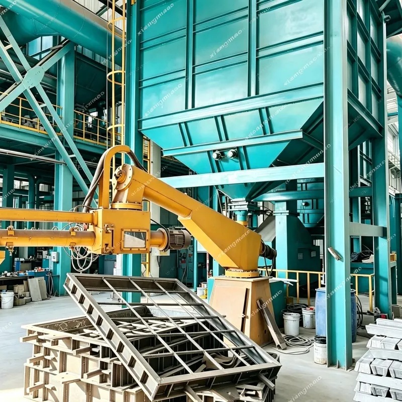 S28 Series Mobile Lifting Double Arm Resin Sand Mixer