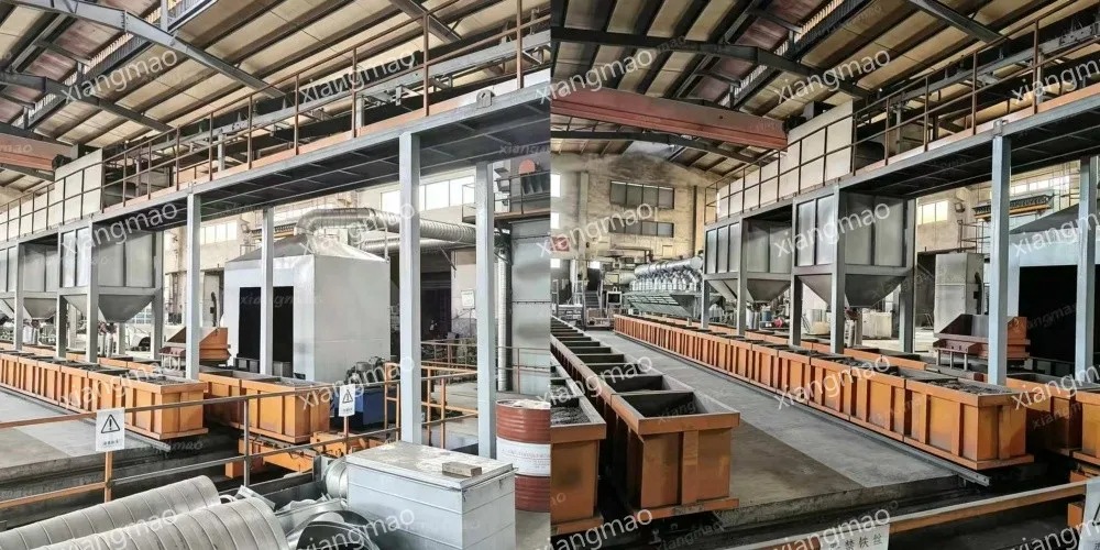XM-F4 Coated Sand Shell Core Casting Production Line